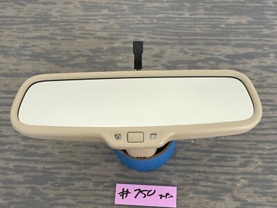 2009-2012 AUDI A5 A4 S4 Q5 Q7 OEM TAN Carbon Detector 7 PIN Rearview Mirror - Image 1 of 4
