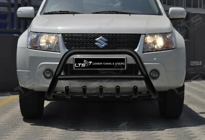 LTSAUTO SUZUKI GRAND VITARA STAINLESS STEEL BLACK AXLE NUDGE A-BAR BULL BAR 2006-2014