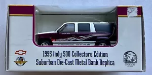 BROOKFIELD COLLECTOR’S GUILD 1:24 INDY 500 CHEVROLET SUBURBAN METAL BANK REPLICA - Picture 1 of 3