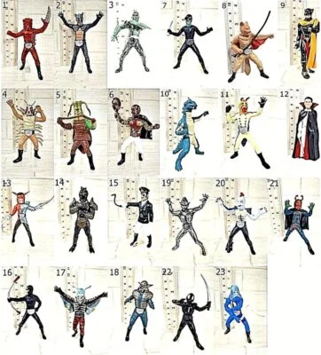 LOTE 4 FIGURA DE MONSTER GASHAPON MASKED CAME RIDER KAIJU KAIJIN Nº 1-23 Bandai Foto 1 de 4