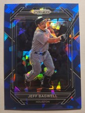 2023 Panini Prizm Baseball Jeff Bagwell BLUE CRACKED ICE #90 - Houston Astros