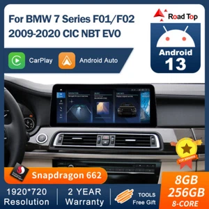 Carplay Android 13 Auto Multimedia 8+256GB Touch Screen For BMW 7 Series F01 F02 - Picture 1 of 12
