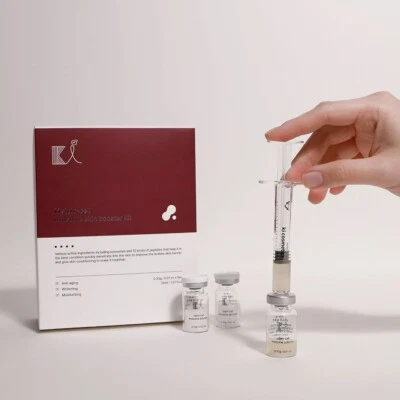 Kit de ampolla de refuerzo de piel exosoma de células madre KI | 30 ml | Blan... - Imagen 1 de 4
