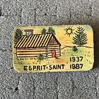 Vintage Pinback Esprit-Saint 1937-1987
