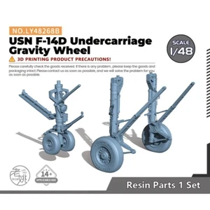 Modell Upgrade Teile 268B 1/48 USN F-14D Unterwagen Schwerkraftrad - Bild 1 von 2