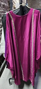 1x túnica de medición Casel gótico violeta vestment chasuble tela fina - Imagen 1 de 10
