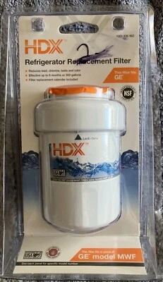 NEW HDX Water Filter for GE Model MWF Refrigerators 1001 636 962 - Image 1 of 2