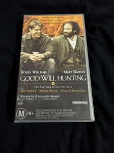 Good Will Hunting VHS Tape 1997 - Robin Williams - Matt Damon - Picture 1 of 1