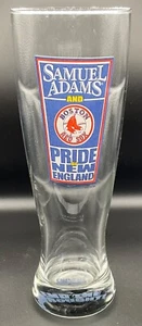 2003 Vintage 9” Red Sox Sam Adam’s Pilsner Style End The Drought Beer Glass - Picture 1 of 5