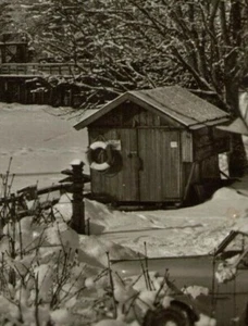 1952 verschostete alte deutsche Postkarte Riessersee gegen Zugspitzgruppe - Bild 1 von 3
