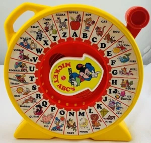 1989 See N Say See and Say Mickey's ABC by Mattel Working/Clean Great Condition - Bild 1 von 2