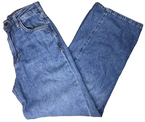 Pantalones de mezclilla Pilcro holgados pierna ancha cintura alta talla 24 Petite OB1310614 - Imagen 1 de 10