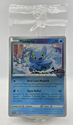Special Pokemon TCG Indonesia Manaphy Holo 350/S-P Promo Regional League 2022 - Image 1 of 4