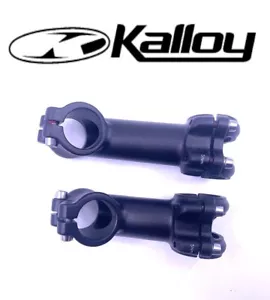 KalloyThreadless Bike Black Stem Hi 35deg rise 1-1/8" x 31.8x 70/90/110mm AS-021 - Picture 1 of 7