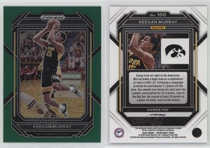 2023-24 Panini Prizm Draft Picks Green Prizm Keegan Murray #100
