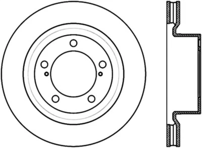Stoptech For Sport Slot 08-12 Toyota Sequoia / 07-12 Tundra Slotted Right Front - Image 1 of 4
