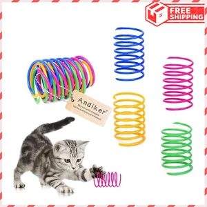 Muelle Espiral Gato, 12 Piezas Gato Juguete Creativo para Matar el Tiempo y Mantenerse en Forma Interactivo - Imagen 1 de 6