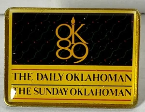 1989 Daily Oklahoman City Olympic Festival OK89 Pin - Picture 1 of 3