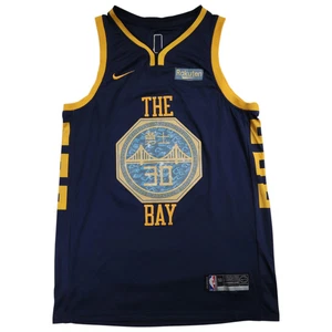 Camiseta Steph Curry Golden State Warriors Swingman #30 Nike Para Hombre NBA Talla XL Azul - Imagen 1 de 8