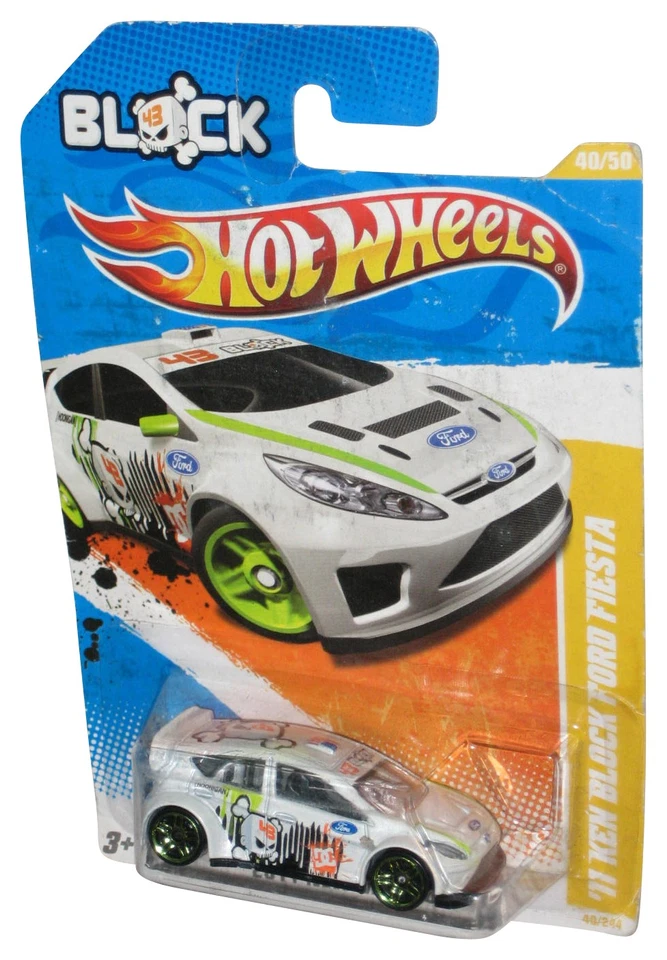 Hot Wheels 2011 New Models 40/50 (2010) White '11 New Block Ford Fiesta Car 40/2 - Image 1 of 1