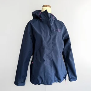 Helly Hansen Tech Protection Hooded Sailing Jacket -Women's Medium Navy Blue - Picture 1 of 9