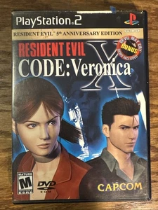 Resident Evil Code: Veronica X 5th Anniversary Edition (PS2, 2001) W/Demo CIB - Picture 1 of 5