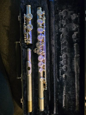 Flauta Artley 18-0 de colección níquel plata - EE. UU. con estuche Foto 1 de 2