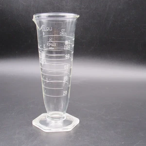 Kimble Kimax Glass Conical Beaker, 100 ml / 4 oz Graduated, Hexagon Base, Lab - Picture 1 of 14