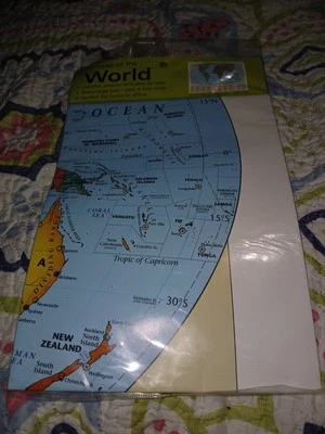  MAP OF THE WORLD POSTER Over 4 Feet Wide NEW - Image 1 of 4