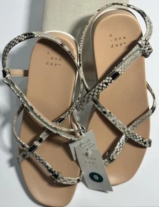 Sandalias A New Day Eden Plantilla Contorneada Eden Talla 9 ¡Nuevas con Caja! - Imagen 1 de 4