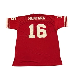 Mitchell & Ness 1989 San Francisco 49ers Joe Montana #16 NFL Jersey Men's 54 - Picture 1 of 9