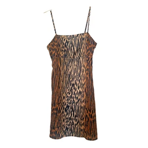 LE LIS Tiger Stripe Dress Women’s Small Spaghetti Strap - Picture 1 of 5