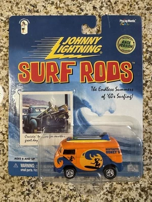 Johnny Lightning Surf Rods Huntington Honeys1960s VW Bus Cruisin’ To Secos Card - Image 1 of 2