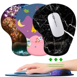 Wrist Rest Mouse Pad Silicone Gaming Non Slip Mice Mat Hand Support Ergonomic - Picture 1 of 29