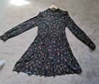 ladies pasley long sleeve dress size 10
