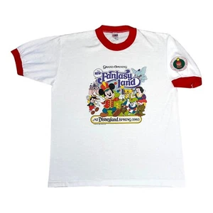 Camiseta Disneyland Vintage Años 80 1983 Fantasyland Gran Inauguración Adulto Grande RARA - Imagen 1 de 13
