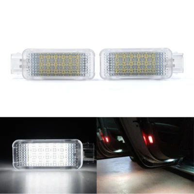 2x Luz LED de cortesía para puerta Audi A3 8P A4 B6 B8 A5 A6 C5 A8 Q5 Q7 TT Foto 1 de 4