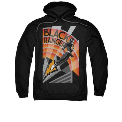 POWER RANGERS BLACK RANGER DECO Pullover Adulto Sudadera con Capucha Sudadera con Capucha SM-3XL Foto 1 de 2