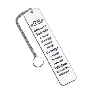 Christian Bookmarks Gifts Religious Bible Verse Book Marker Tassel Pendant, - Foto 1 di 11