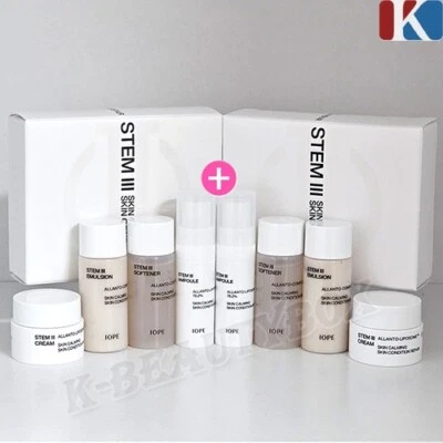 IOPE Stem III Signature Kit 4-items x 2 Sets Softener Ampoule Emulsion Cream - Image 1 of 4