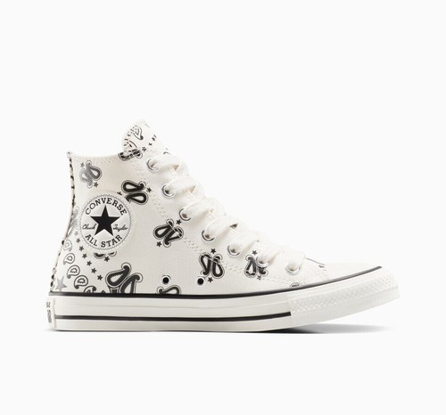 Converse Donna Chuck Taylor All Star Paisley Scarpe High Top Ecru