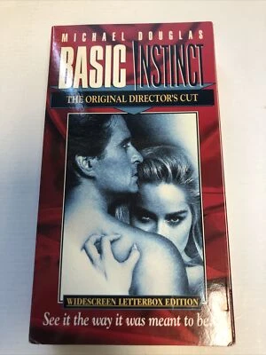 Basic Instinct (1994) Vhs Widescreen Original Directors Cut) | Michael Douglas - Image 1 of 4