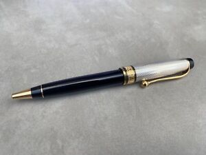 Aurora Vintage Ballpoint Pen Optima Sterling Silver Cap made in Italy