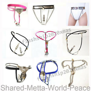 ALL TYPES Female Stainless Steel Adjustable Invisible Sexy Chastity Belt Device
