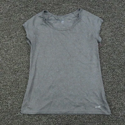 Camisa Champion Mujer XS Gris DuoDry Manga Corta Correr Transpirable Gimnasio Damas Foto 1 de 4