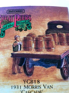 Matchbox Models of Yesteryear Cascade Lager 1931 Morris Van YGB18 NIB - Picture 1 of 5