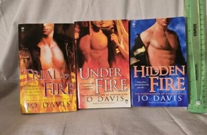 3 SC Fire Romance PB Series Jo Davis Bks 1-3 Trial By, Under, And Hidden Fire - Bild 1 von 10