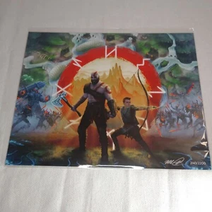 Bam Box God Of War Art Print 2143/2200 - Picture 1 of 2