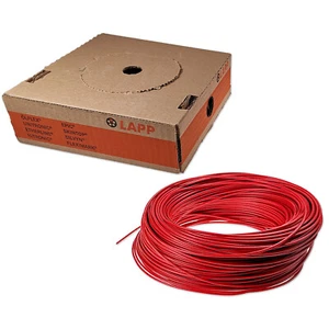 100 m rodillo línea de coche 1x0,75 mm2 ROJO línea de vehículo cable cable coche - Imagen 1 de 7