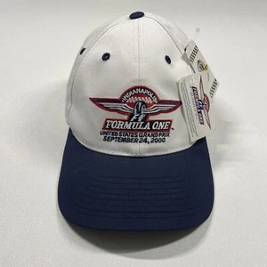 Vintage Formula One Hat Cap Men’s White Snapback Indianapolis Grand Prix 2000 - Picture 1 of 12